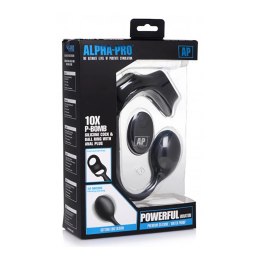 XR Brands P-Bomb zestaw silikonowy 10 trybow, pilot, kolor czarny