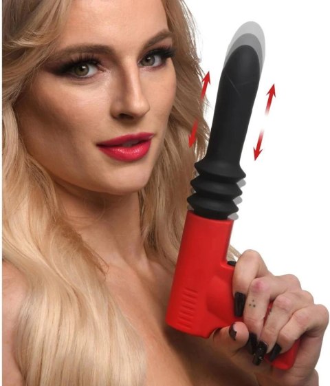 XR Brands Pistola Pounder - Wibrująca maszyna intymna, wodoodporna, silikonowa