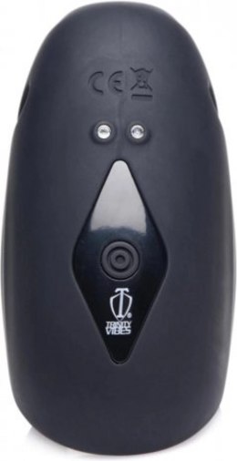 XR Brands silikonowy rękaw wibrujący z 8 trybami, czarny