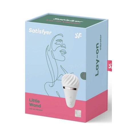 Satisfyer Little Wand - kompaktowy model z zaokrągloną końcowką, biały