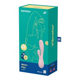 Satisfyer Mono Flex 2 - silikonowy model dwusilnikowy z aplikacją