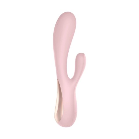 Satisfyer Mono Flex 2 - silikonowy model dwusilnikowy z aplikacją