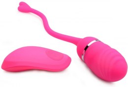 XR Brands Luv-Pop wibrujące jajko z pilotem, ładowane USB, silikon