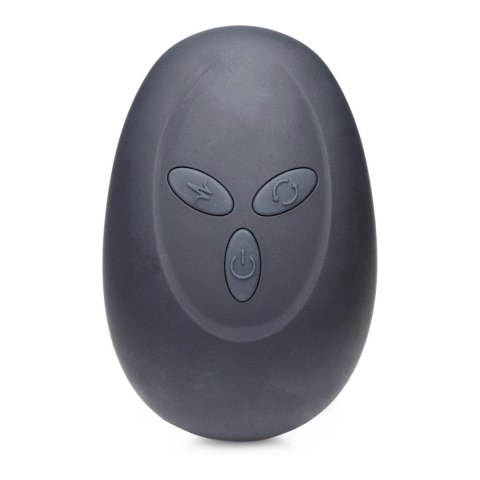 XR Brands Rimmer Slim M pilot bezprzewodowy zakrzywiony korek silikonowy