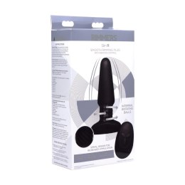 XR Brands Slim R Model R zdalnie sterowany korek silikonowy czarny