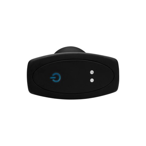 XR Brands Slim R Model R zdalnie sterowany korek silikonowy czarny