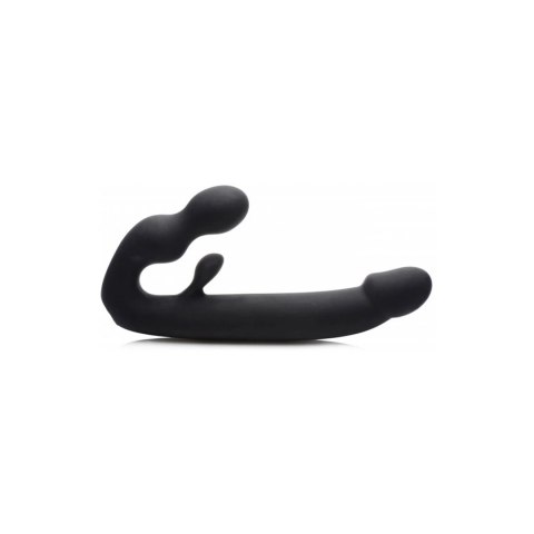 XR Brands Tri-Volver ładowalna maszyna intymna podwojna silikonowa