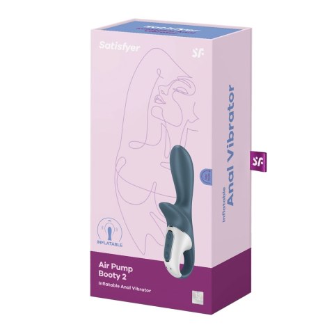 Satisfyer Air Pump Pro - dmuchana maszyna intymna do masażu analnego, czarna