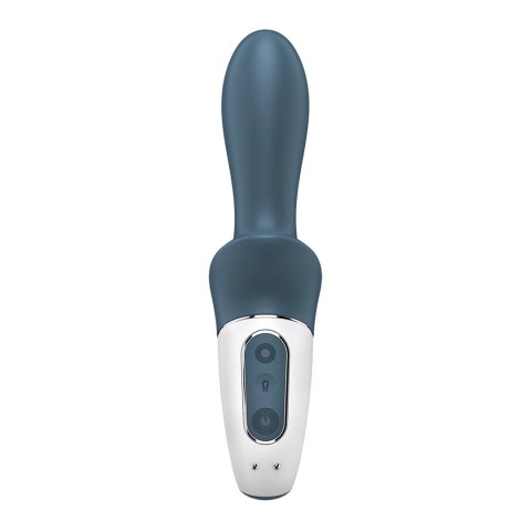 Satisfyer Air Pump Pro - dmuchana maszyna intymna do masażu analnego, czarna