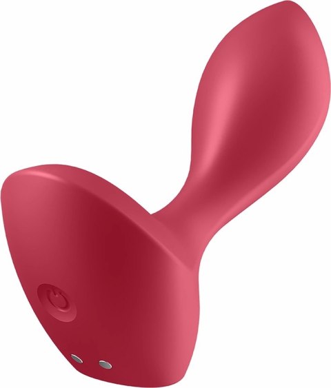 Satisfyer Backdoor Lover - silikonowy korek analny, 12 trybow, czarny