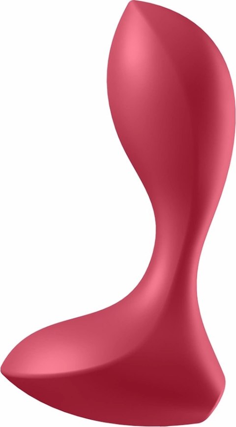 Satisfyer Backdoor Lover - silikonowy korek analny, 12 trybow, czarny