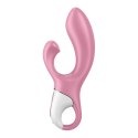 Satisfyer Balloon Rabbit - Wibrator z funkcją zwiększania objętości, rożowy