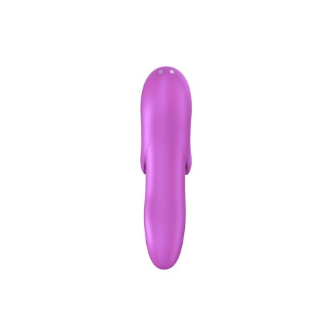 Satisfyer Bold Finger - silikonowy masażer na palec, wodoodporny, 12 trybow