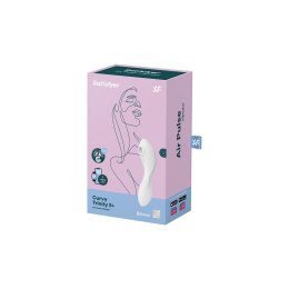 Satisfyer Curvy Trinity 5+ wielofunkcyjny model pulsacyjny Bluetooth rożowy
