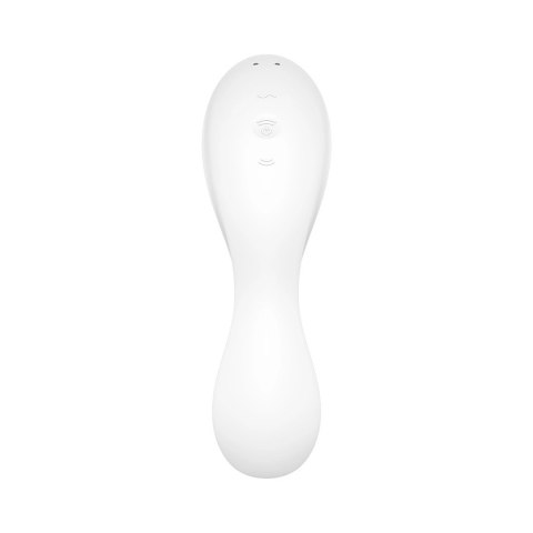 Satisfyer Curvy Trinity 5+ wielofunkcyjny model pulsacyjny Bluetooth rożowy