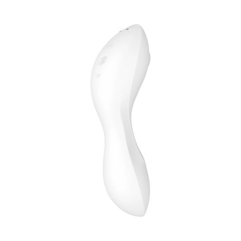 Satisfyer Curvy Trinity 5+ wielofunkcyjny model pulsacyjny Bluetooth rożowy