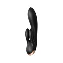 Satisfyer Double Flex - Wibrator kroliczek z aplikacją, silikonowy, IPX7