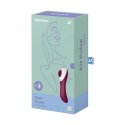 Satisfyer Dual Crush - Wibrator pulsacyjny 2w1, silikon, wodoodporny