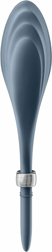 Satisfyer Duelist - Regulowany pierścień silikonowy z wibracją, czarny