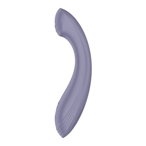 Satisfyer G-Force silikonowy wibrator zakrzywiony, 50 trybow, fioletowy