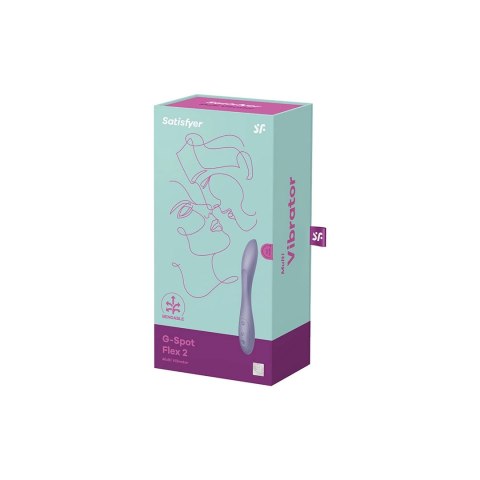 Satisfyer G-Spot Flex 2 - Wibrujący model z elastyczną szyjką, silikonowy