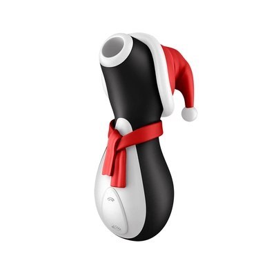 Satisfyer Penguin Holiday Edition - Model z systemem Air Pulse, czarny