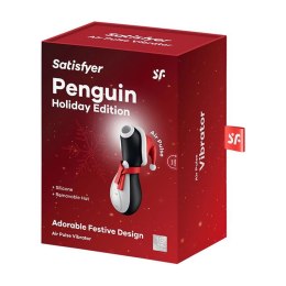 Satisfyer Penguin Holiday Edition - Model z systemem Air Pulse, czarny