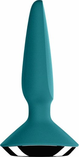 Satisfyer Plug-ilicious 1 - Wibrujący korek, silikon, kolor teal