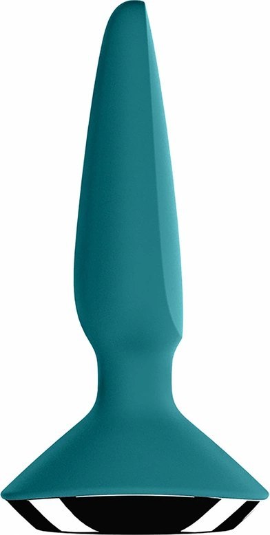 Satisfyer Plug-ilicious 1 - Wibrujący korek, silikon, kolor teal