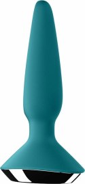 Satisfyer Plug-ilicious 1 - Wibrujący korek, silikon, kolor teal