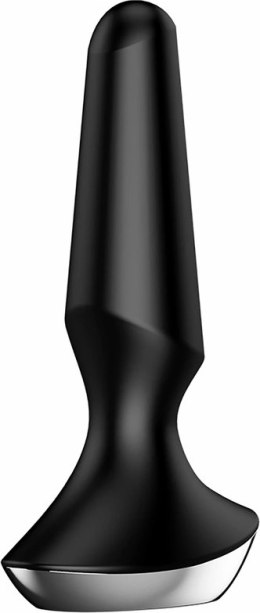 Satisfyer Plug-ilicious 2 - Korek wibrujący, silikon, czarny