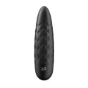 Satisfyer Power Bullet 5 czarny - kompaktowy model z teksturą