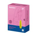 Satisfyer Power Bullet 5 - kompaktowy model z teksturowaną powierzchnią, czarny