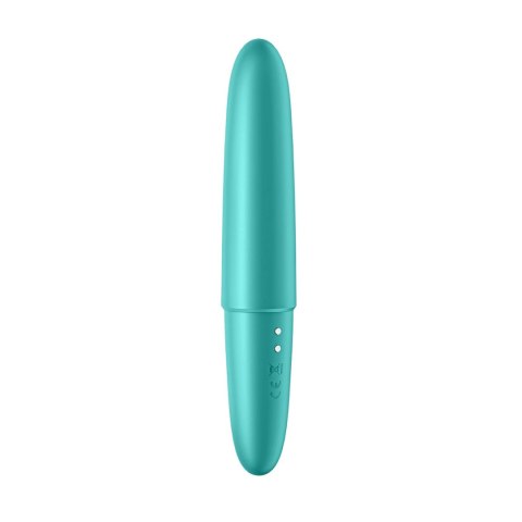 Satisfyer Power Bullet 6 - kompaktowa maszyna intymna, turkusowa