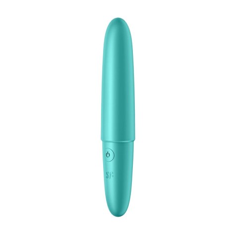 Satisfyer Power Bullet 6 - kompaktowa maszyna intymna, turkusowa