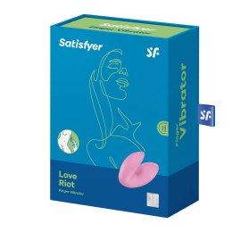 Satisfyer Riot Finger - silikonowy model na palec, ładowalny IPX7