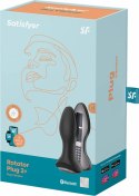 Satisfyer Rotator Plug 2+ - Wibrująca wtyczka z funkcją rotacji Bluetooth