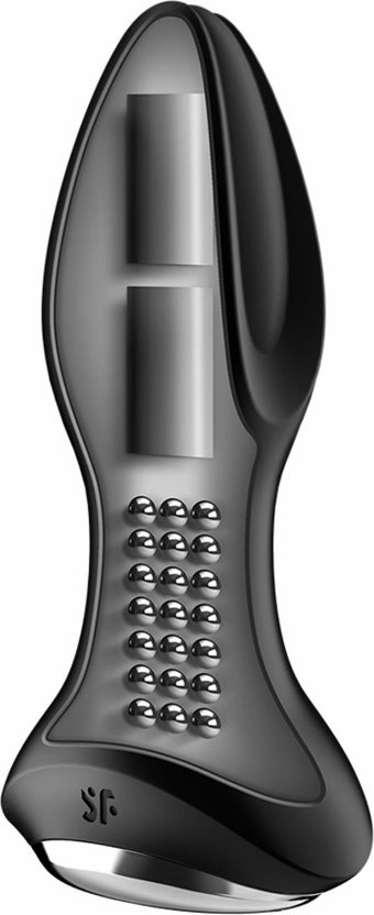 Satisfyer Rotator Plug 2+ - Wibrująca wtyczka z funkcją rotacji Bluetooth