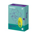 Satisfyer Spectacular Duo - silikonowy pierścień z podwojną funkcją, czarny