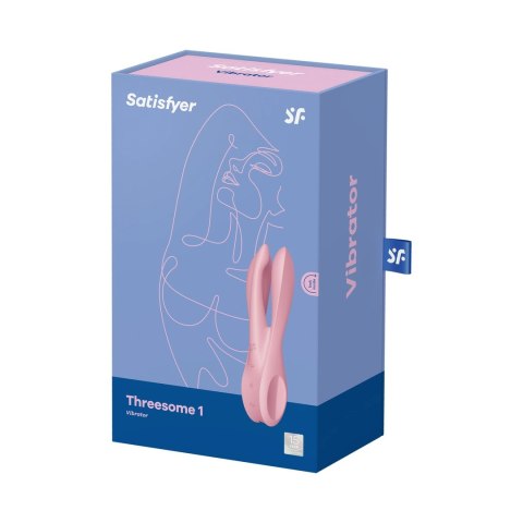 Satisfyer Threesome 1 - wielofunkcyjny model z 3 silnikami, fioletowy