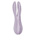 Satisfyer Threesome 2 - wielofunkcyjny model z trzema ramionami, silikon, fioletowy