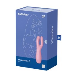 Satisfyer Threesome 3 - Wibrujący model z trzema elastycznymi ramionami, fioletowy