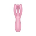 Satisfyer Threesome 3 - Wibrujący model z trzema elastycznymi ramionami, fioletowy