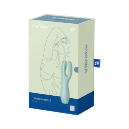 Satisfyer Threesome 3 - wibrator z trzema elastycznymi ramionami, silikonowy