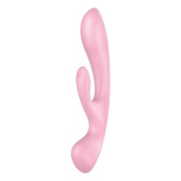 Satisfyer Triple Oh - Wibrująca maszyna intymna z 3 silnikami, silikonowa, wodoodporna