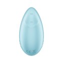 Satisfyer Tropical Tip Connect - stymulator z aplikacją, silikon, żołty