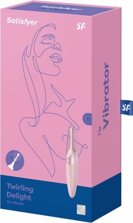 Satisfyer Twirling Delight precyzyjny aplikator wibracyjny USB biały