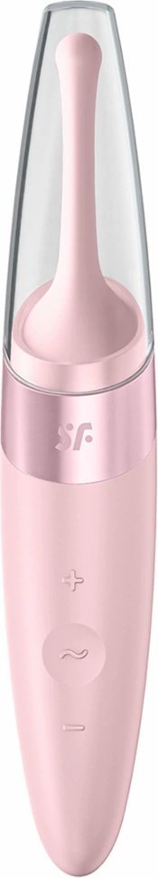 Satisfyer Twirling Delight precyzyjny aplikator wibracyjny USB biały