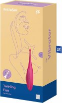Satisfyer Twirling Fun precyzyjny stymulator punktowy USB czarny