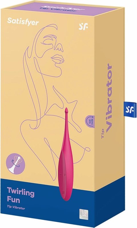 Satisfyer Twirling Fun precyzyjny stymulator punktowy USB czarny